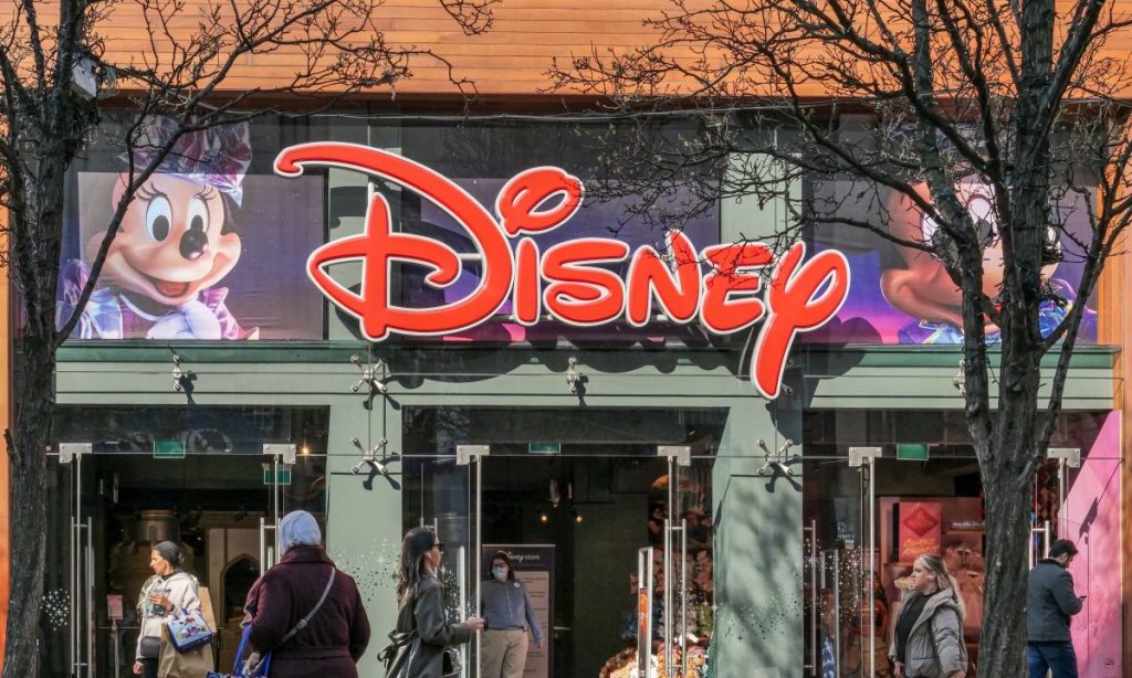 Disney and OpenAI logos symbolizing a unique partnership.