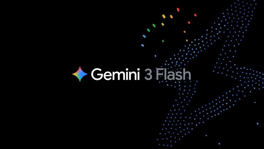Google Gemini 3 Flash announcement showing the model becoming default in the Gemini app and AI Mode in Google Search