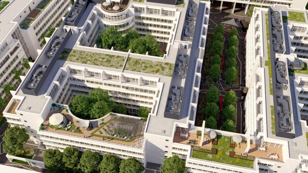 QuantumDiamonds headquarters with quantum sensor diagrams