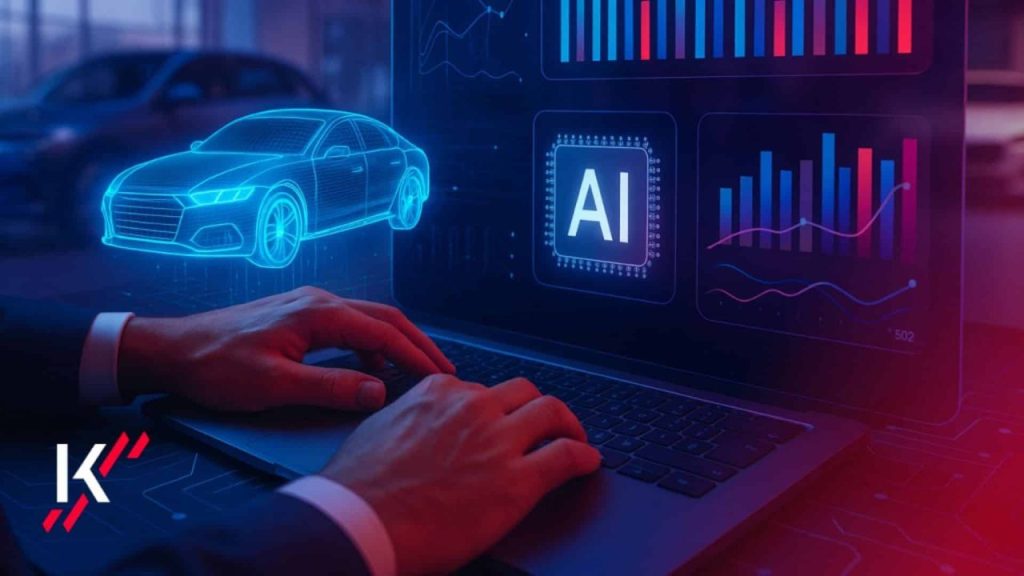 MotorK office in Milan with automotive SaaS team working on digital retail software