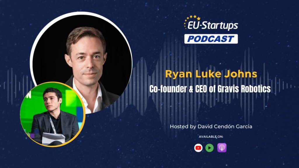 Co-founder and CEO Ryan Luke Johns discussing Gravis Robotics and industrial automation in a studio interview setting