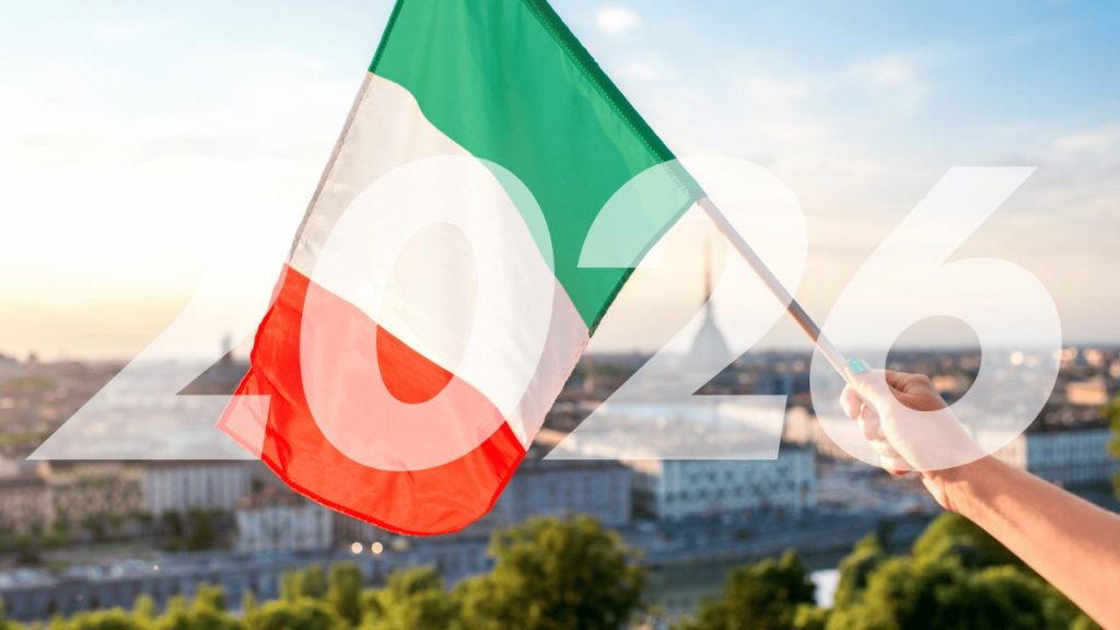 Panoramic view of Milan skyline and Ligurian coast symbolizing Italy’s emerging startup and technology ecosystem