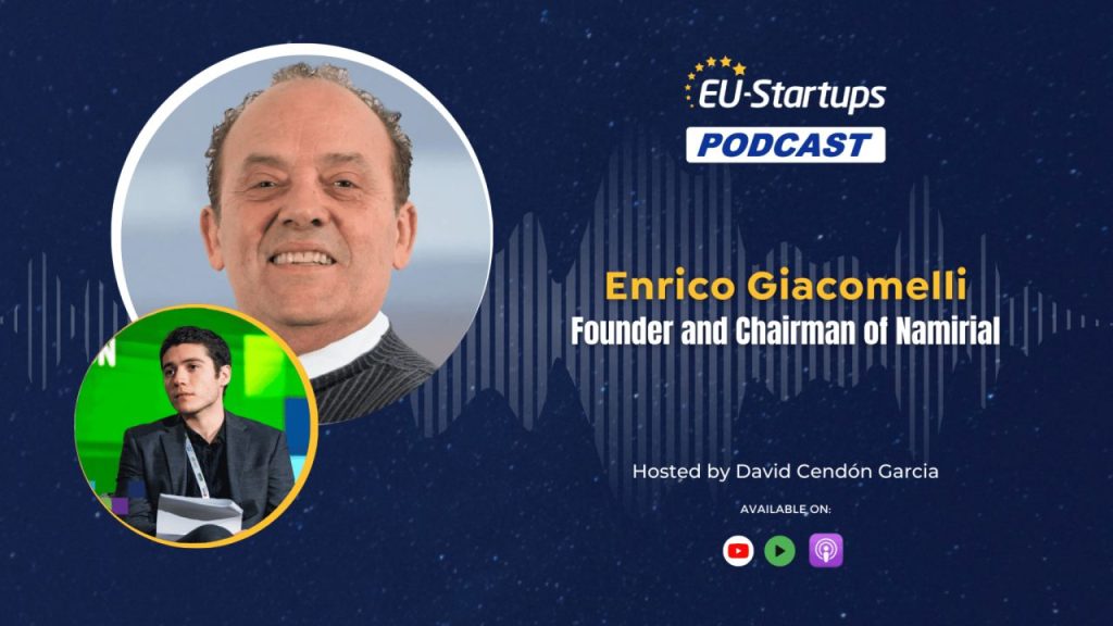 Enrico Giacomelli, Founder and Chairman of Namirial, speaking about digital trust and e-signature technology in a podcast interview