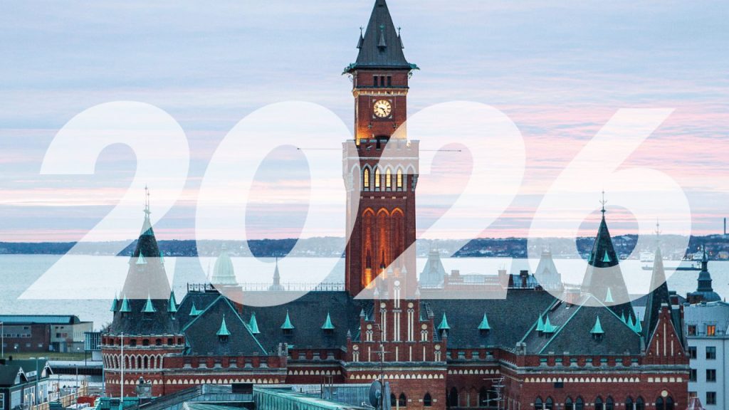 Skyline of Stockholm with modern office buildings symbolizing Sweden’s growing startup ecosystem
