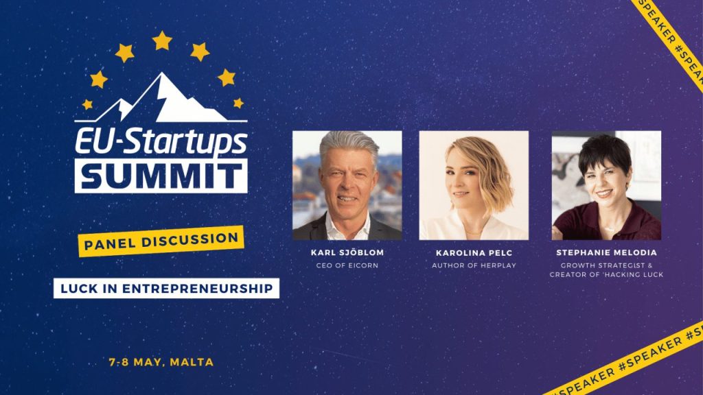 Audience of founders and investors attending a startup summit in Malta