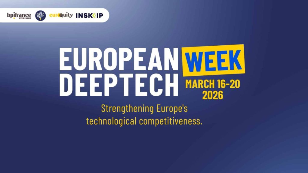 Founders and investors networking at European Deeptech Week 2026 technology conference