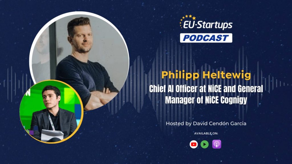Portrait of Philipp Heltewig, Chief AI Officer at NiCE and General Manager of NiCE Cognigy, discussing enterprise AI strategy