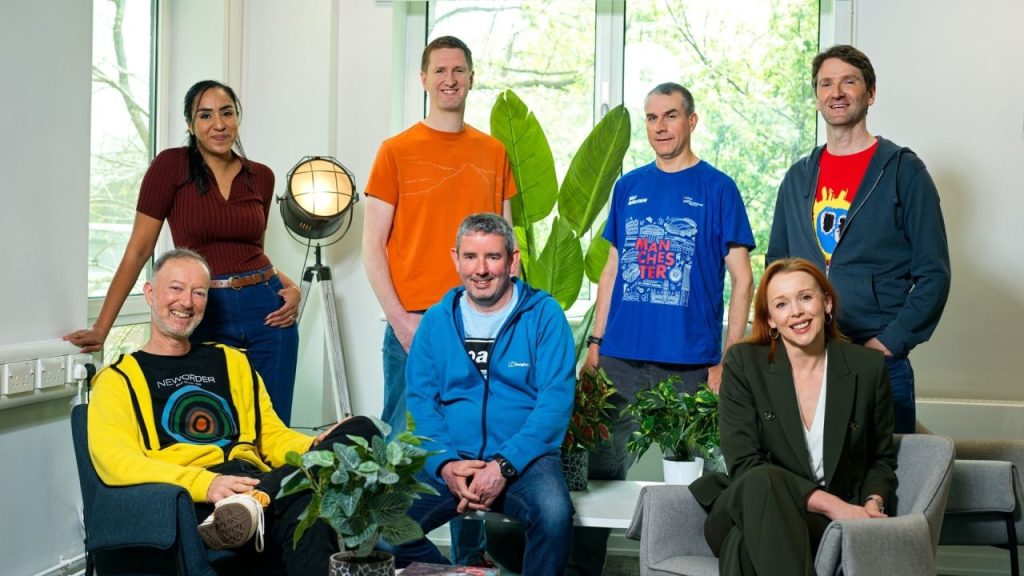 Manchester Imperagen Secures €5.8M Seed Funding for AI Innovations Manchester Imperagen logo with a backdrop of technology graphics.