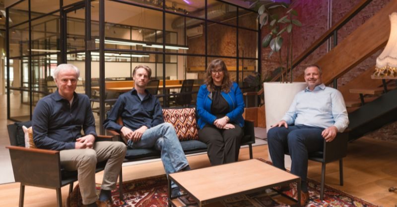 ASML Alumni Secure €20M Seed from Hitachi Ventures for X-ray Tech ASML alumni celebrating their funding success with Hitachi Ventures