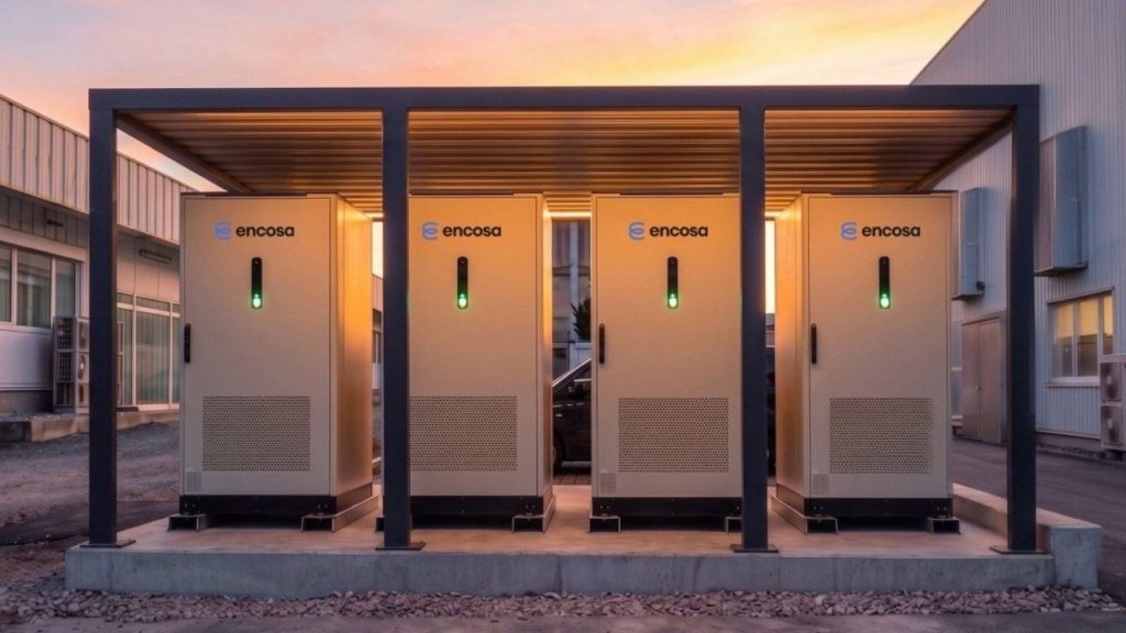 Encosa's battery energy storage systems showcased in Munich.