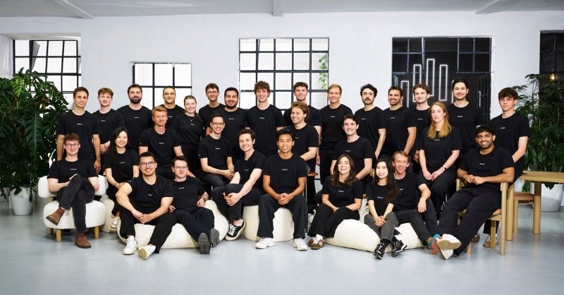 Munich Startup Secures 55M Dollars in Record Seed Funding A modern, high-tech office space in Munich representing innovation and startup growth.